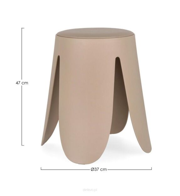 BIZZOTTO stołek IMOGEN beżowy