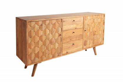 Komoda drewniana MYSTIC LIVING 145 cm naturalny