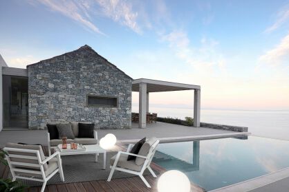 BIZZOTTO zestaw ogrodowy HARLEY biały