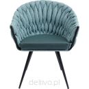 KARE krzesło KNOT niebieskie - 5