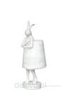 KARE lampa stołowa RABBIT FUR 50 cm       biała / srebrna - 2