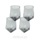 KARE komplet 4 szklanek DIAMOND SMOKE     510 ml - 2