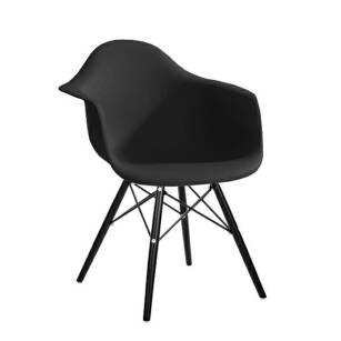 Krzesło DAW BLACK czarny
