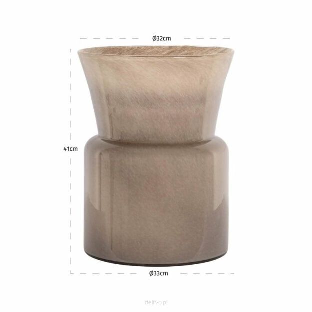 RICHMOND wazon MILO brązowy