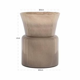 RICHMOND wazon MILO brązowy