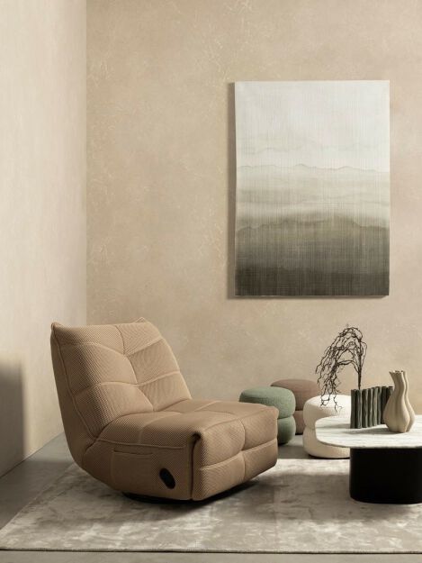 BIZZOTTO fotel GITTA beżowy