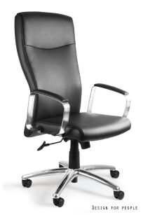 Fotel biurowy ADELLA eko-skóra PU C239 czarny