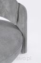 BIZZOTTO fotel AISHA szary - 8