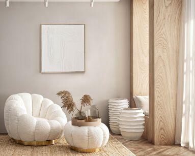 BIZZOTTO fotel obrotowy FLOREL biały