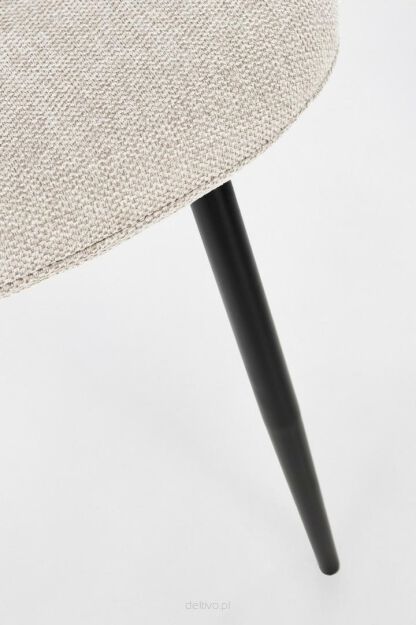 BIZZOTTO krzesło IRELIA czarny / beżowy