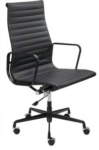Fotel biurowy AERON PRESTIGE PLUS skóra, czarny