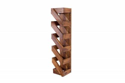 Stojak na wino drewniany MAKASSAR 70 cm naturalny