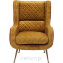 KARE fotel NONNA brązowy - 4