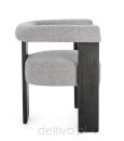 BIZZOTTO krzesło AGAPE czarny / szary - 5