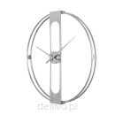 KARE zegar CLIP 60 srebrny - 3