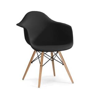 Krzesło DAW czarny-buk naturalny