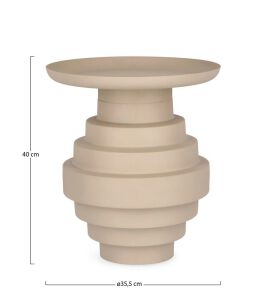 BIZZOTTO stolik kawowy AMBA 35,5 beżowy