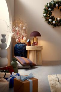 BIZZOTTO lampa stołowa ISHAN czerwona