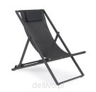 BIZZOTTO leżak ogrodowy składany TAYLOR   szary - 2