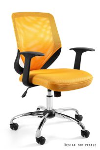 Krzeslo biurowe MOBI W-95 żółty