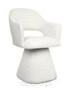 MaMaison krzesło obrotowe VERONA białe - 2
