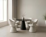 MaMaison krzesło obrotowe VERONA białe - 12