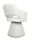 MaMaison krzesło obrotowe VERONA białe - 4
