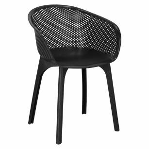 Krzesło z tworzywa DACUN czarne