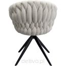 KARE krzesło obrotowe KNOT BOUCLE - 4