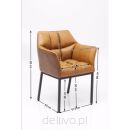 KARE krzesło THINKTANK brązowe - 6