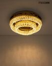 MOOSEE lampa sufitowa / plafon SAVOY 2    złota - 4