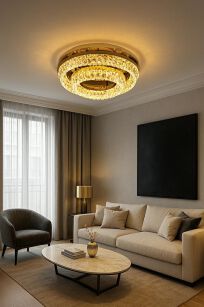 MOOSEE lampa sufitowa / plafon SAVOY 2    złota