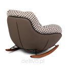 Fotel bujany FATTY brązowa pepitka - 4