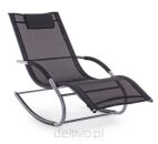 BIZZOTTO leżak bujany ogrodowy ROGER      czarny - 2