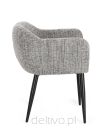 BIZZOTTO krzesło KATI ARM szare - 6
