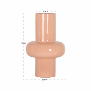 RICHMOND wazon ALISON L pudrowy róż