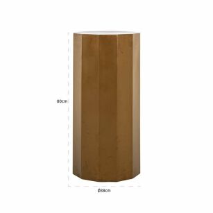 RICHMOND kolumna / stolik KILPIN          szczotkowane złoto