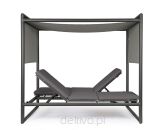 BIZZOTTO łóżko ogrodowe KONNOR szare - 11