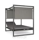 BIZZOTTO łóżko ogrodowe KONNOR szare - 6