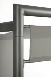 BIZZOTTO łóżko ogrodowe KONNOR szare