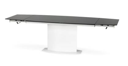 Stół rozkładany ELEPHANT 160-250x90 czarny-biały