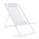 BIZZOTTO leżak ogrodowy składany TAYLOR   biały - 2