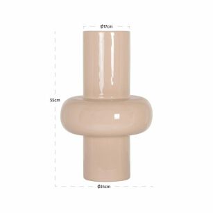 RICHMOND wazon BENICE L beżowy