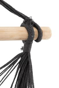 BIZZOTTO hamak wiszący BENIDORM czarny