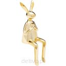 KARE dekoracja SITTING RABBIT 29 cm złota - 3