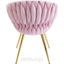 KARE krzesło KNOT różowe - 4