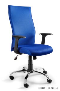 Krzesło biurowe BLACK ON BLACK W-93A-PS niebieski