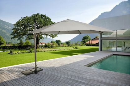 BIZZOTTO parasol ogrodowy ORLAND beżowy