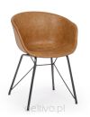 BIZZOTTO krzesło WARHOL brązowe - 2