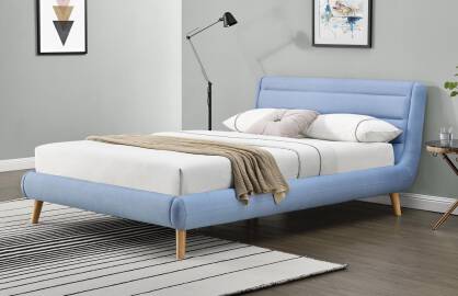 Łóżko tapicerowane GATSA 140 niebieski